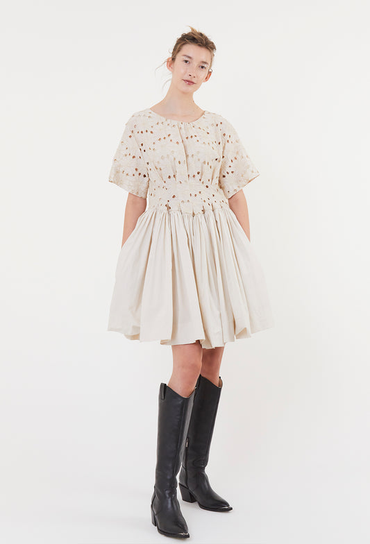 Flora Mini Dress - Prosecco