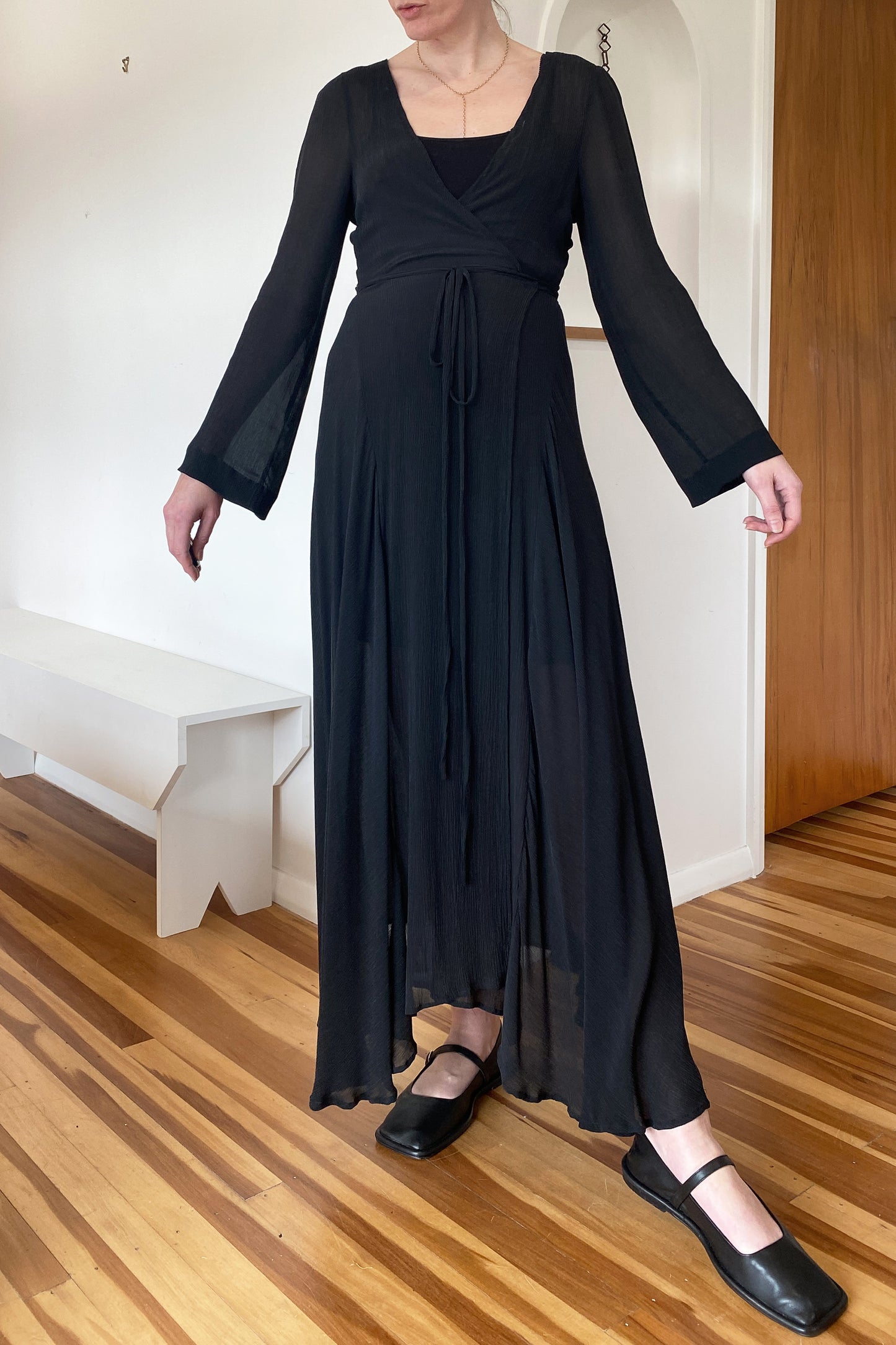 Wisteria Wrap Dress