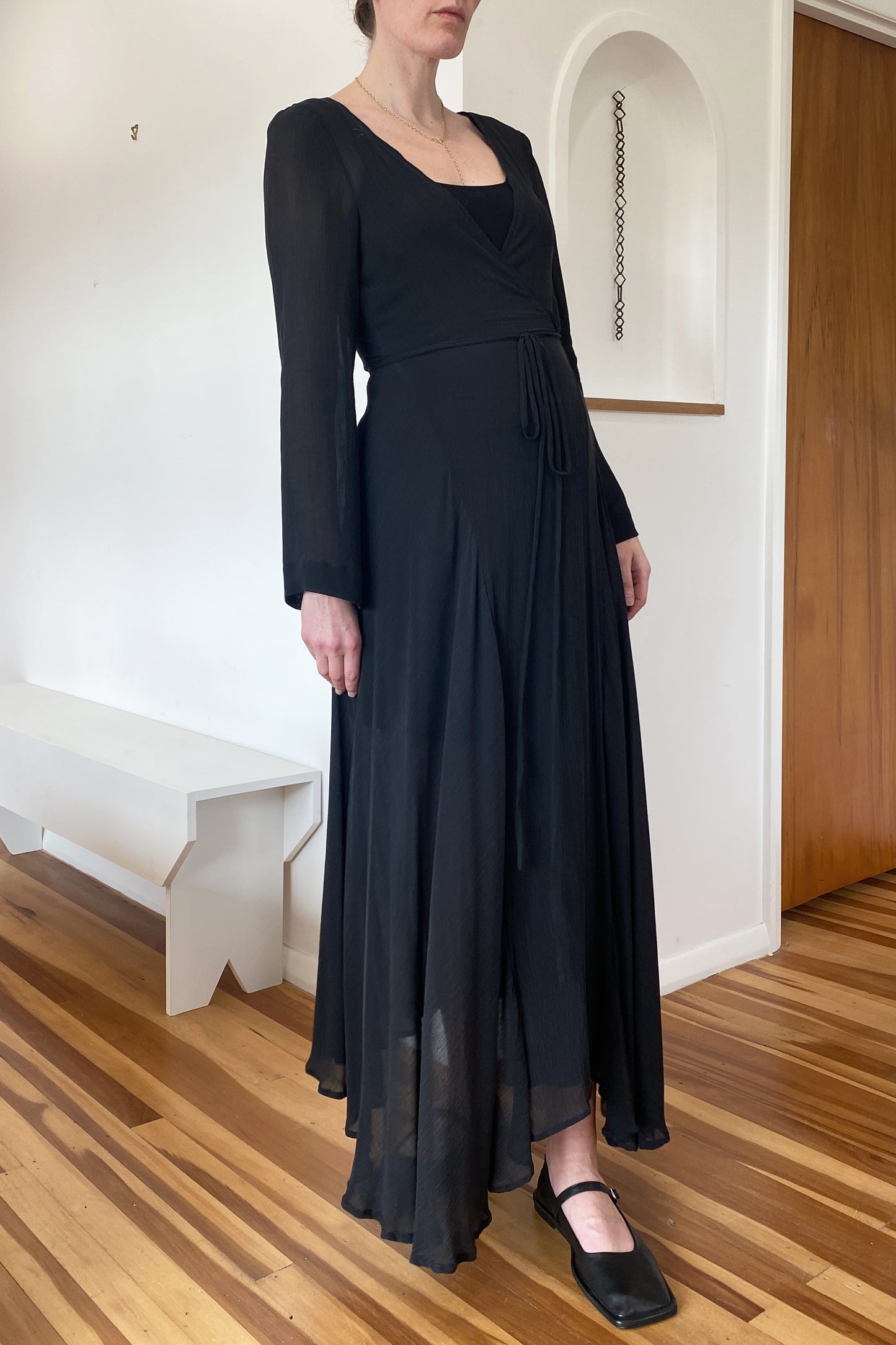 Wisteria Wrap Dress