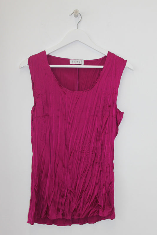 Crushes Tank - Magenta Crush