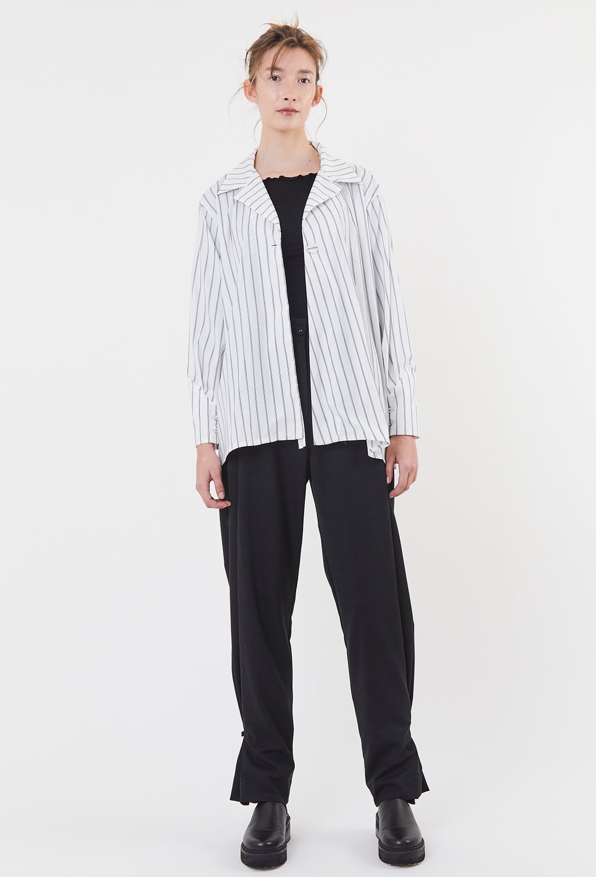 L/S Buddy Shirt- Pinstripe